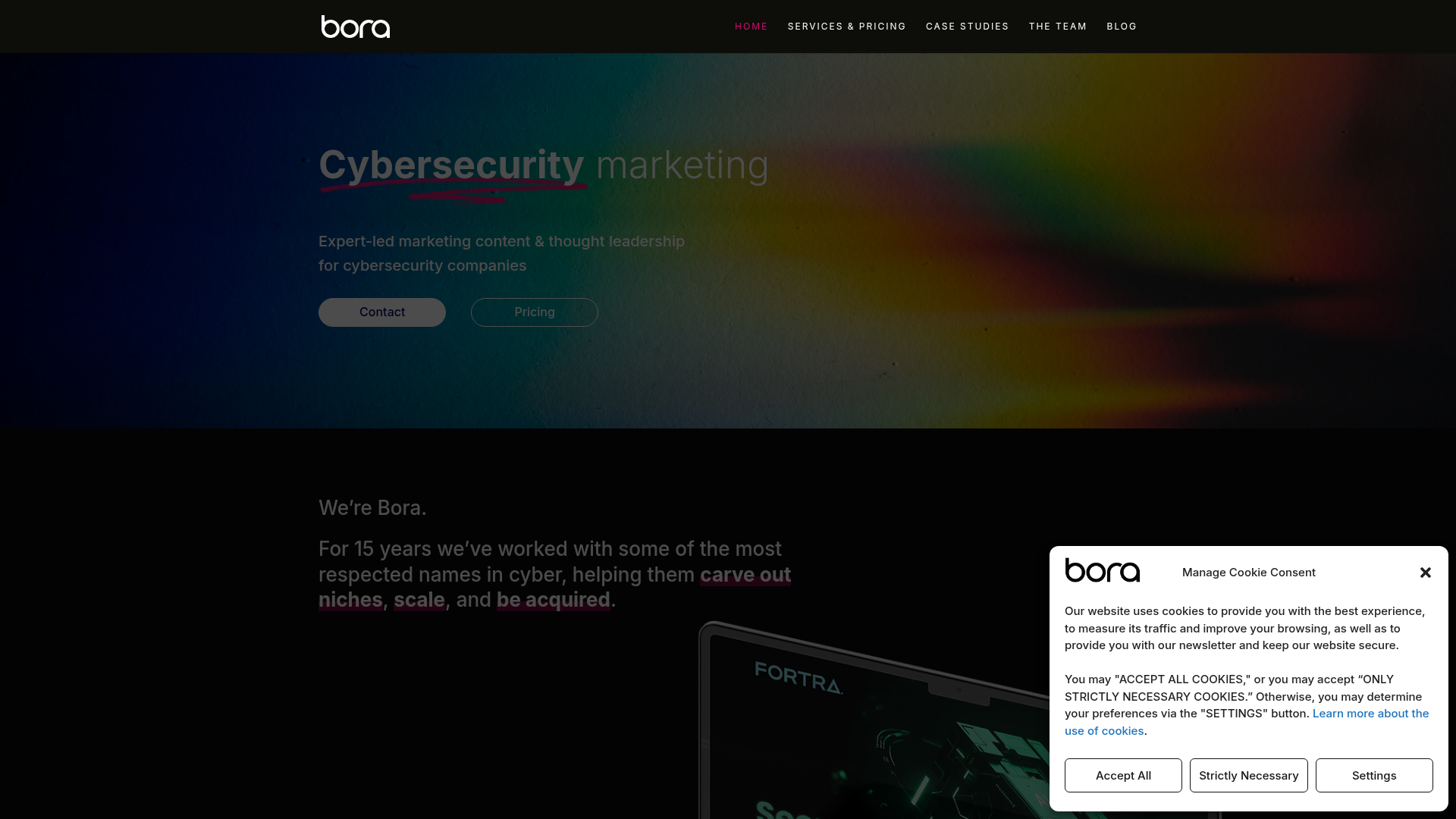 Bora public page preview (snapshot 2026-04-21)