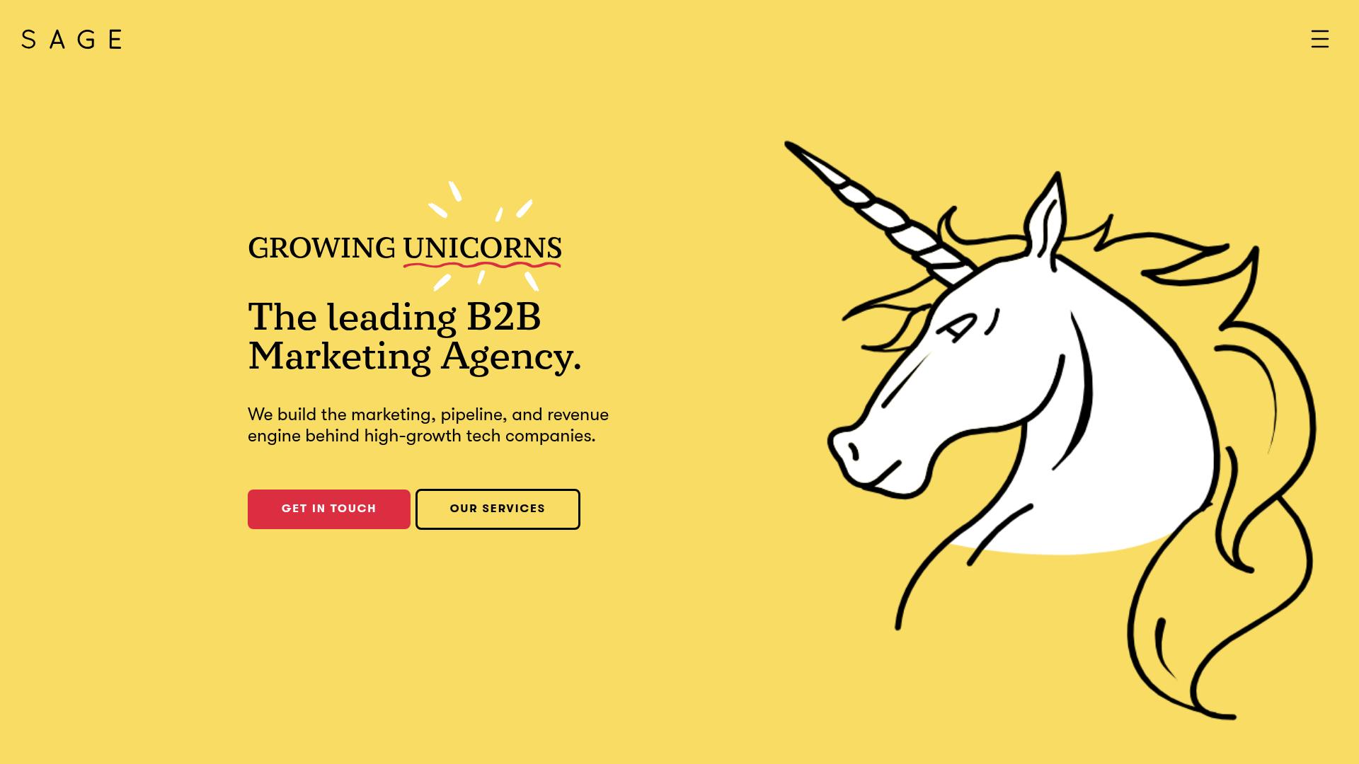 SAGE Marketing public page preview (snapshot 2026-04-21)