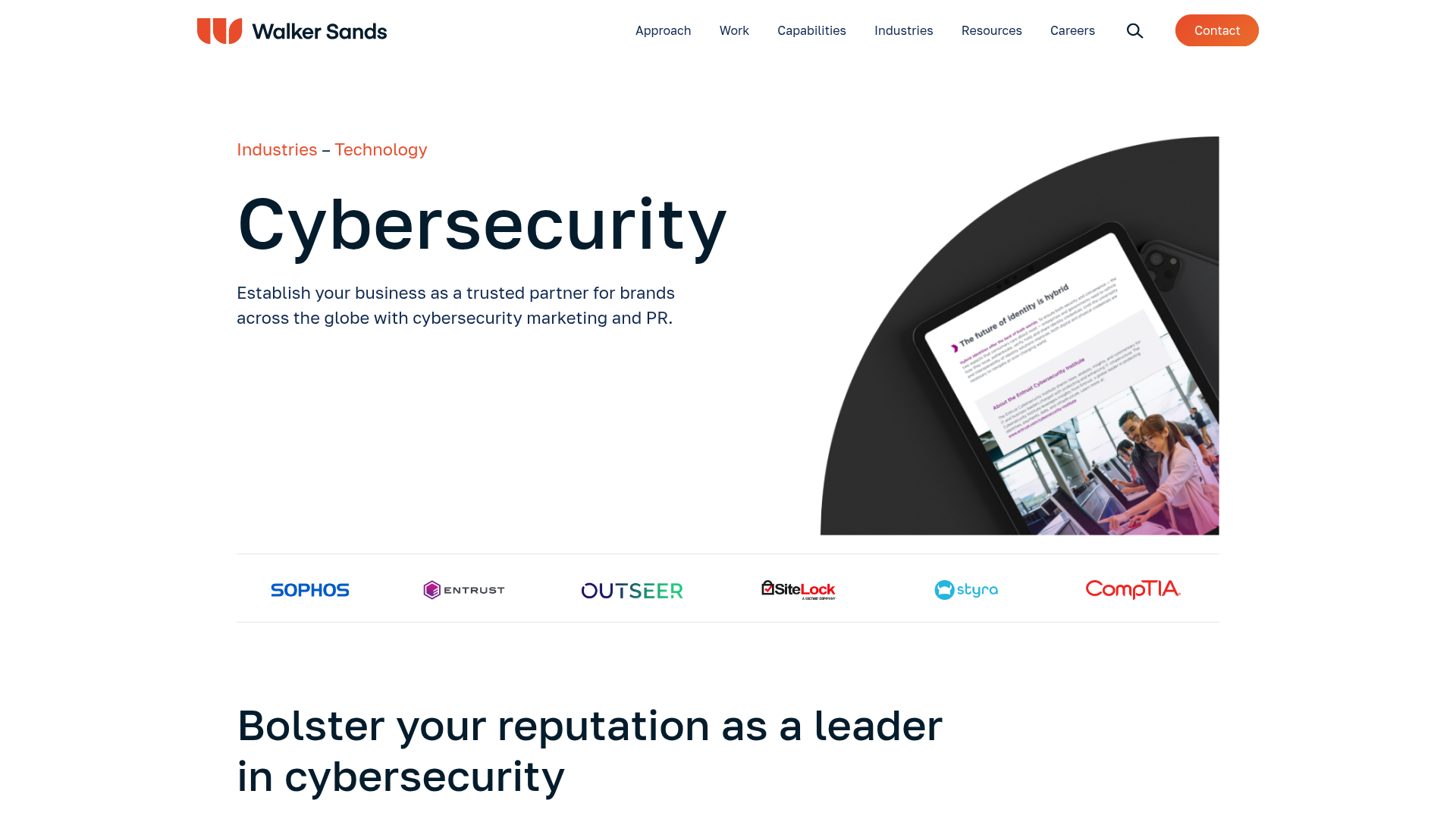 Walker Sands public page preview (snapshot 2026-04-21)